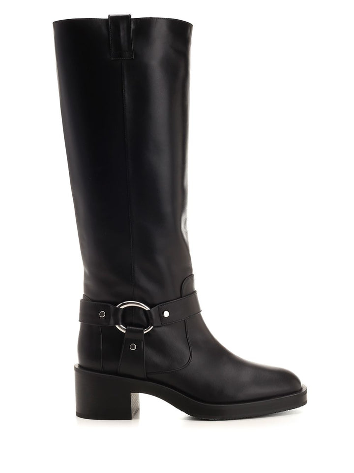 Stuart Weitzman Biker Jax Knee-High Boots - Nero | 2cd79fae85b38991f193407e0176c0d76ef23354