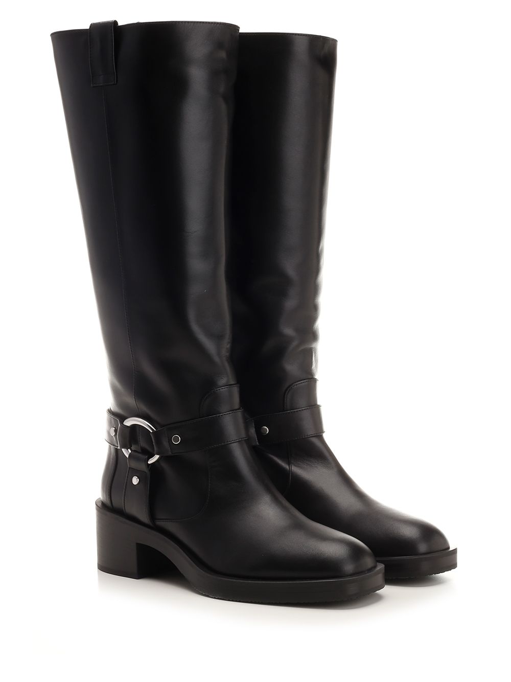 Stuart Weitzman Biker Jax Knee-High Boots - Nero | 4eb70ed34b0e39bb7e9d5a17a5b61f02c22654e1