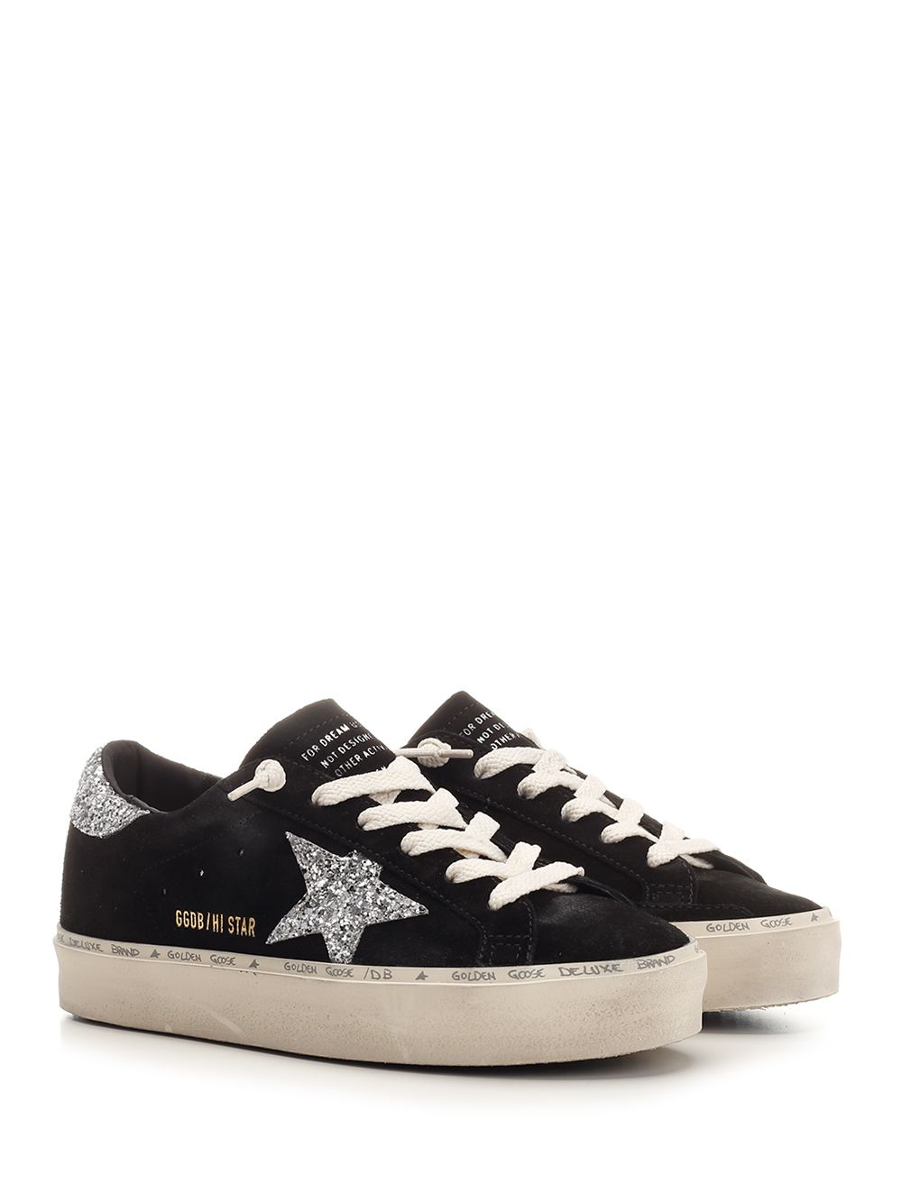 Golden Goose Deluxe Brand Hi Star Sneakers - Nero | bdd98b030b78ac07ad639179c87360aa0968e77b