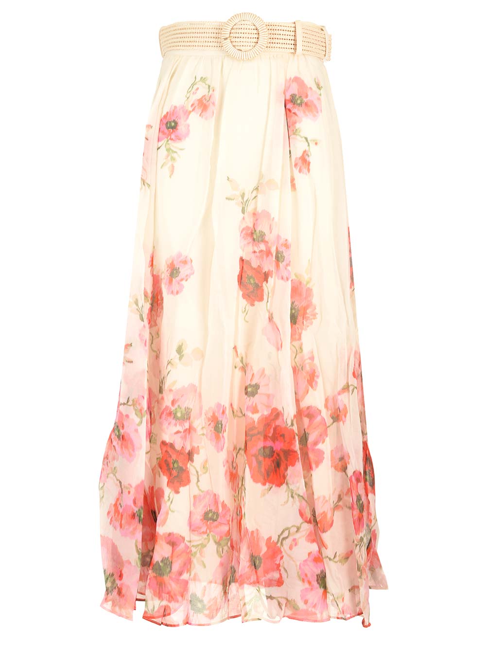 Zimmermann The Lightburst Maxi Skirt Gonne - Rosso | daaea14699117a6cea0555d8d5378e031af924a8