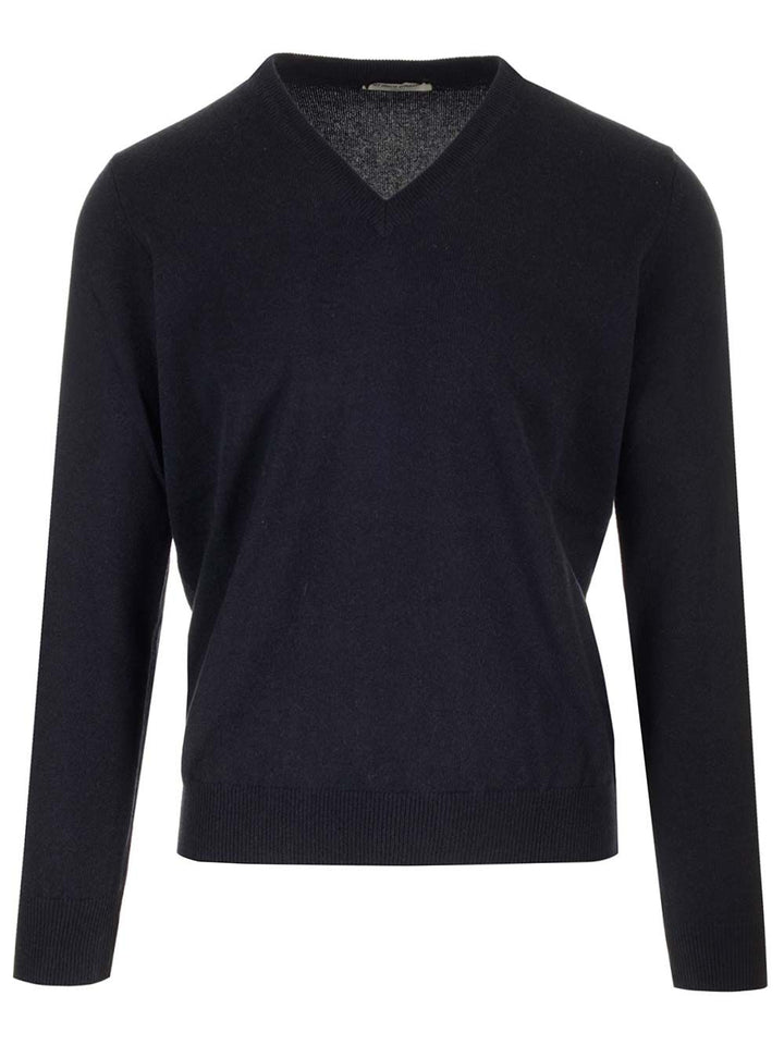 Al Duca D'Aosta Blue Cashmere Sweater Knitwear - Blu | 22b644de55ac3c4267d6bc57108572ae24e13596