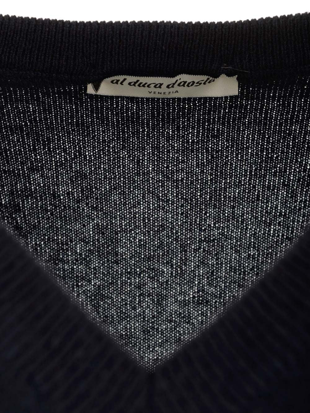 Al Duca D'Aosta Blue Cashmere Sweater Knitwear - Blu | 5db3618aa0fb2897754dc6d2f37b683d20acdf50