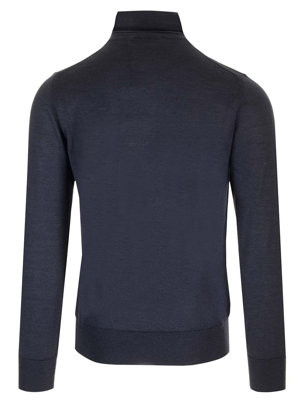 Al Duca D'Aosta Cashmere And Silk Turtleneck Sweater Knitwear - Blu | 5a8e990e581c6588fc8dbab6167126284c002d27