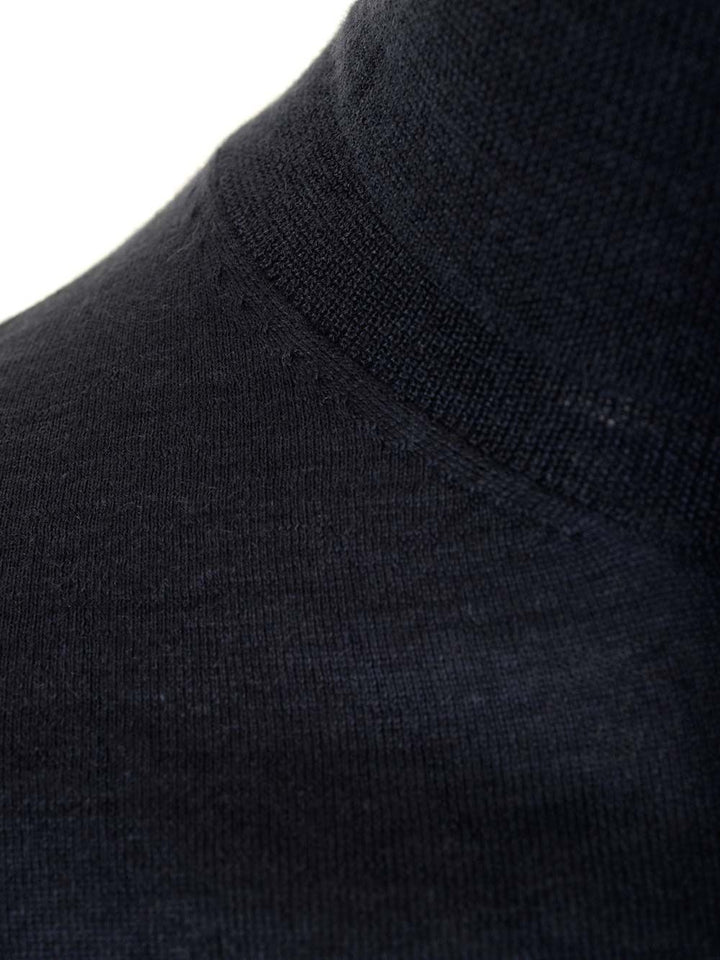 Al Duca D'Aosta Cashmere And Silk Turtleneck Sweater Knitwear - Blu | cfadabf2fb305eeea61684db36ad950aa0d3cd91