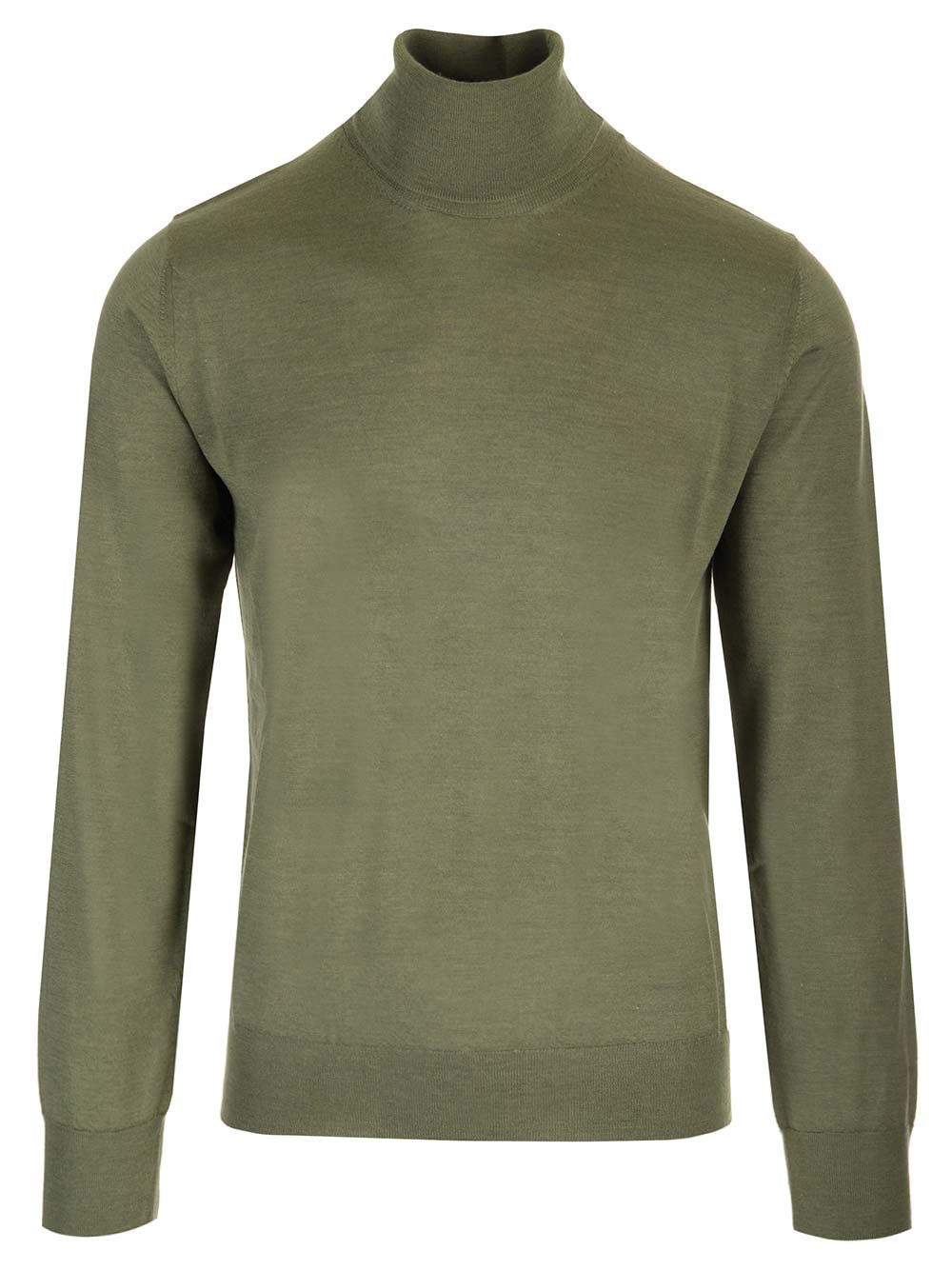 Al Duca D'Aosta Cashmere And Silk Turtleneck Sweater Knitwear - Verde | 16f3aa46b1bf905d4a802422964fcf8163627595
