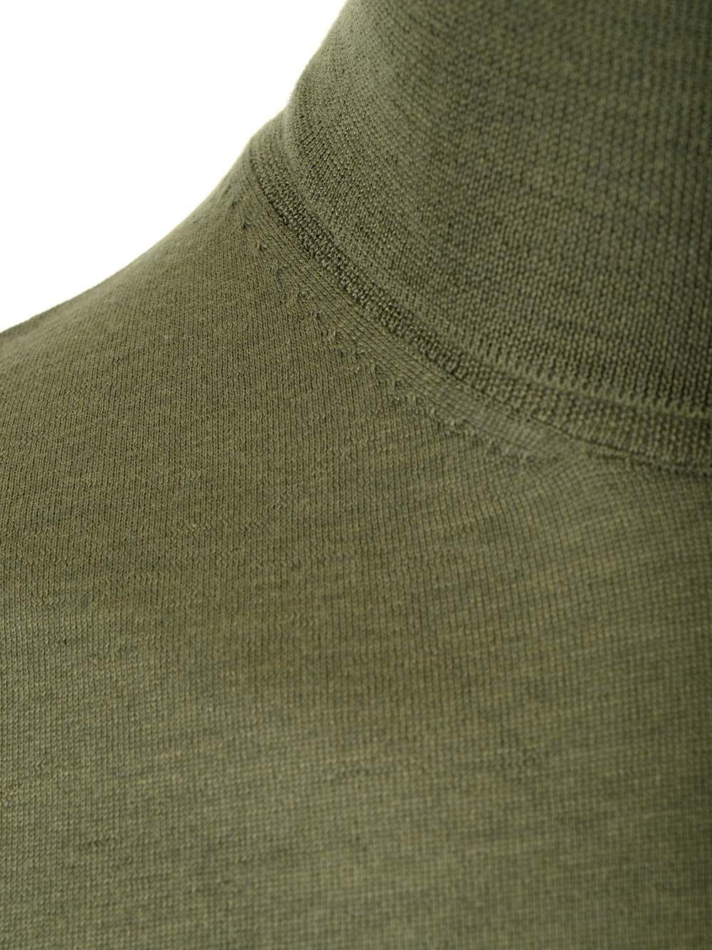 Al Duca D'Aosta Cashmere And Silk Turtleneck Sweater Knitwear - Verde | e316a6e5a59c59f22da5e2d2e4fab5469d883539