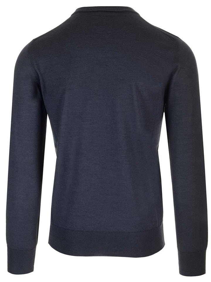 Al Duca D'Aosta Crewneck Sweater Knitwear - Blu | 0bd5d25d750db291297cc6251ea2a22cb13c7ca2