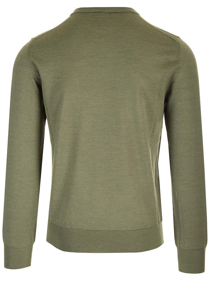 Al Duca D'Aosta Crewneck Sweater Knitwear - Verde | 47cd06152be06f6ad4675b6bd6467bc34dd99924