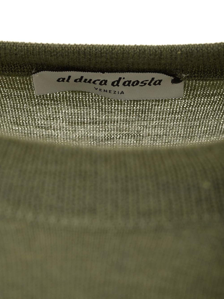 Al Duca D'Aosta Crewneck Sweater Knitwear - Verde | aa617bd5ad106e854e40076a6acbdb6200ebc5d7