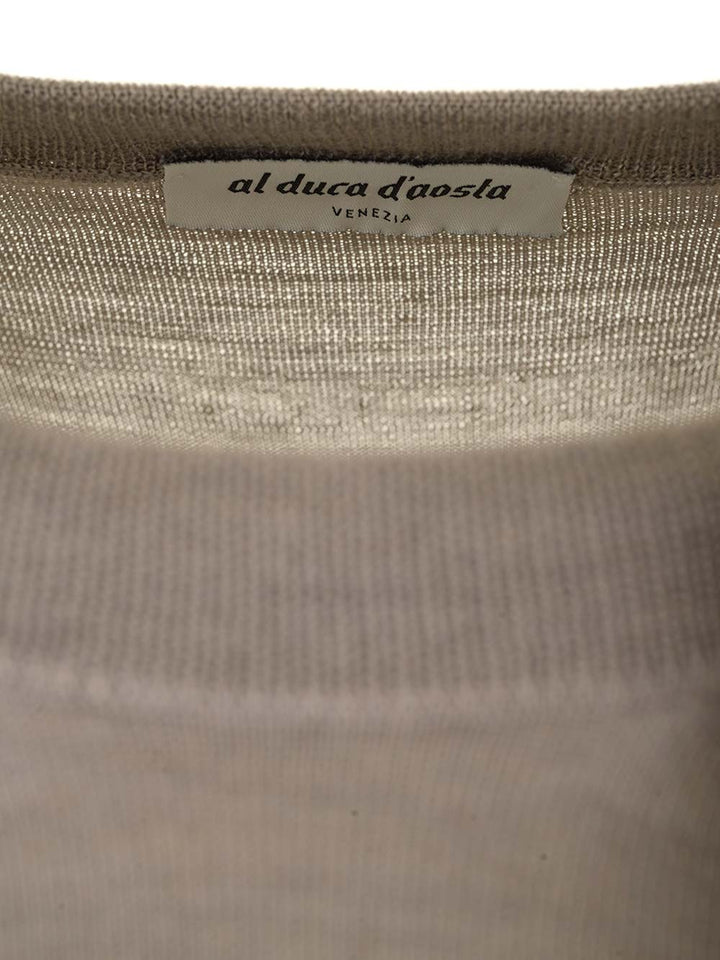 Al Duca D'Aosta Crewneck Sweater Knitwear - Grey | 8bf5a27f381abdddb9ff8947fb3097de06ccade0