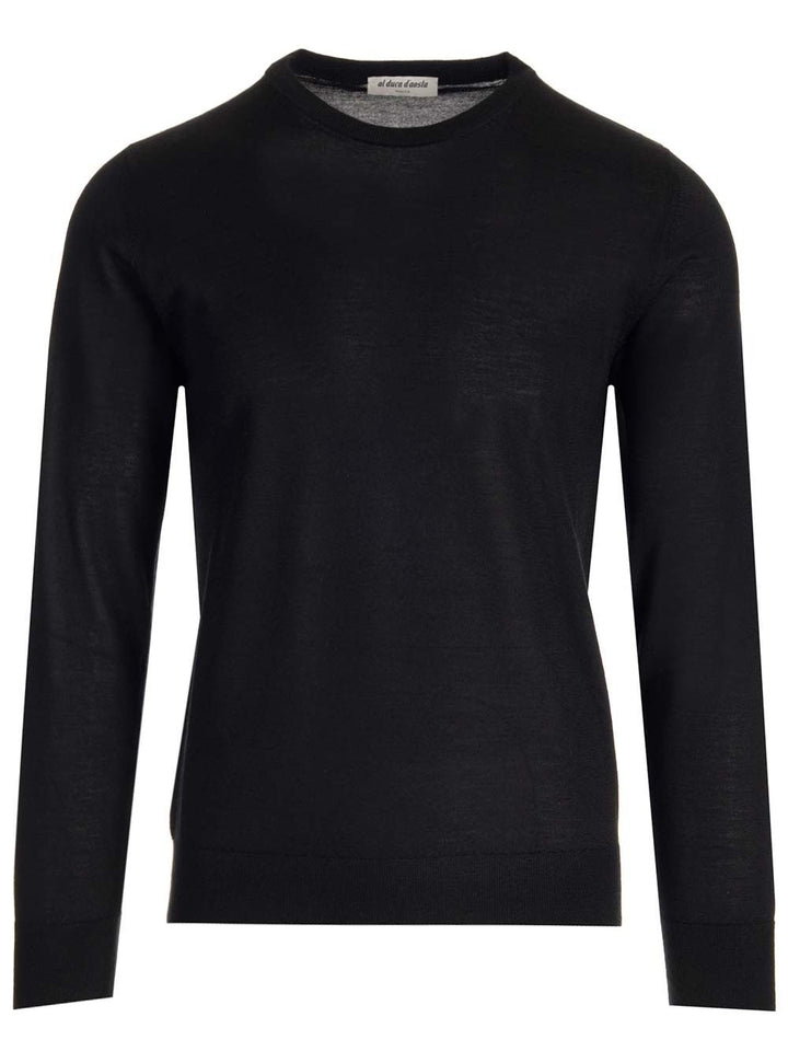 Al Duca D'Aosta Crewneck Sweater Knitwear - Nero | b3b2c09e7d3e43886df0da9544c3dcb2e3cdeffe