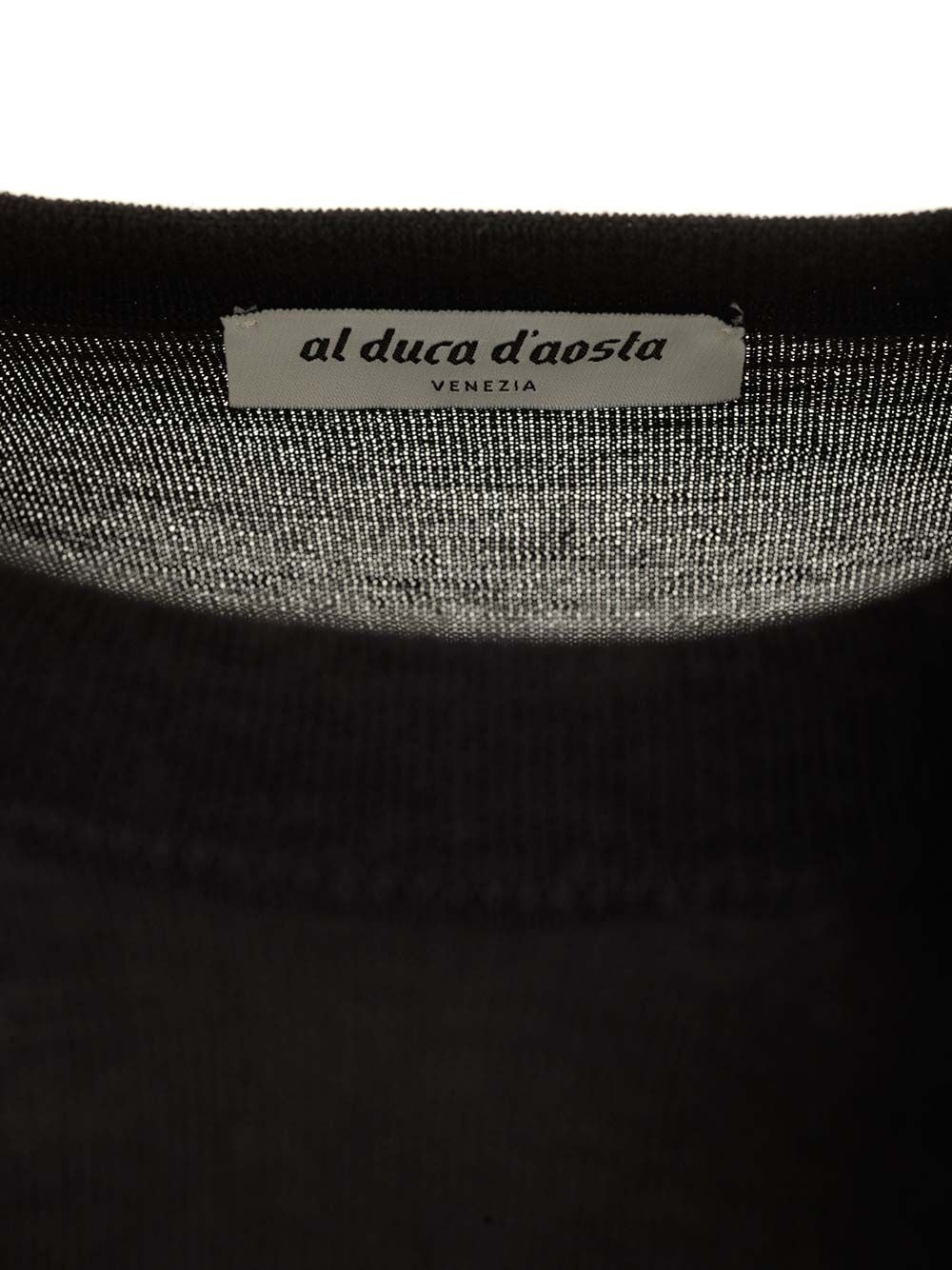 Al Duca D'Aosta Crewneck Sweater Knitwear - Nero | 163d9bdcbbcdd1e76df41f38c51c1c85268ba322