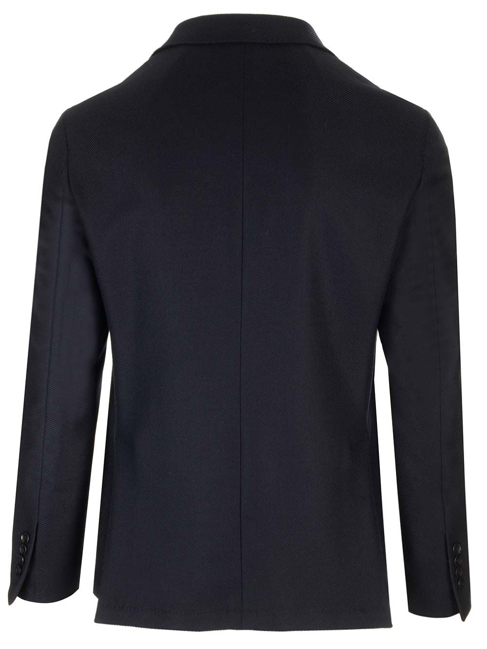 Al Duca D'Aosta Double-Breasted Wool Jacket Giacche - Blu | 6fc632880b034dc4237640eb8ed605ce3658b919