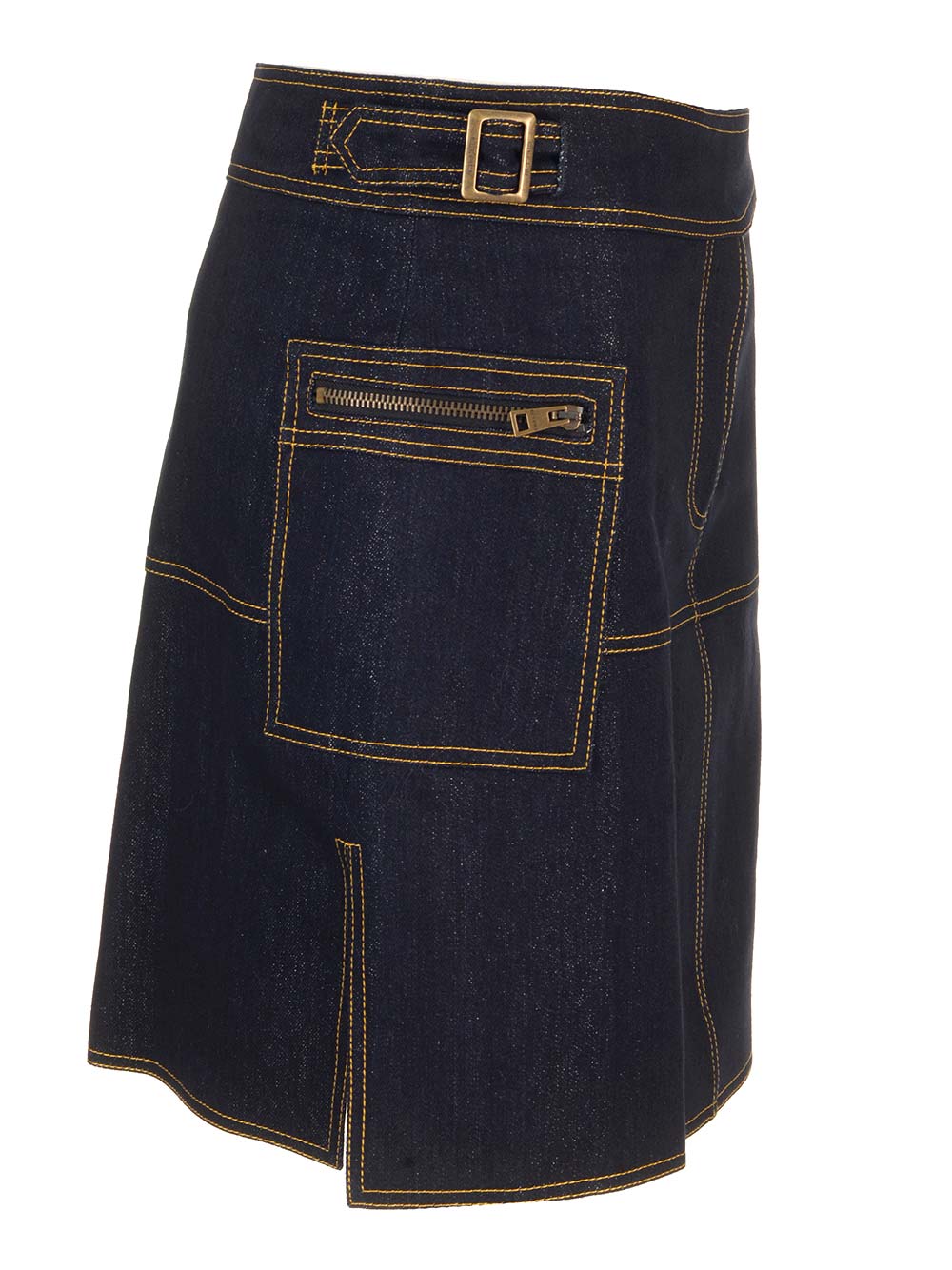 Etro Stretch Denim Skirt Gonne - Blu | 6ca7581a5fb16a497cad62697839ad0299b4d2f5