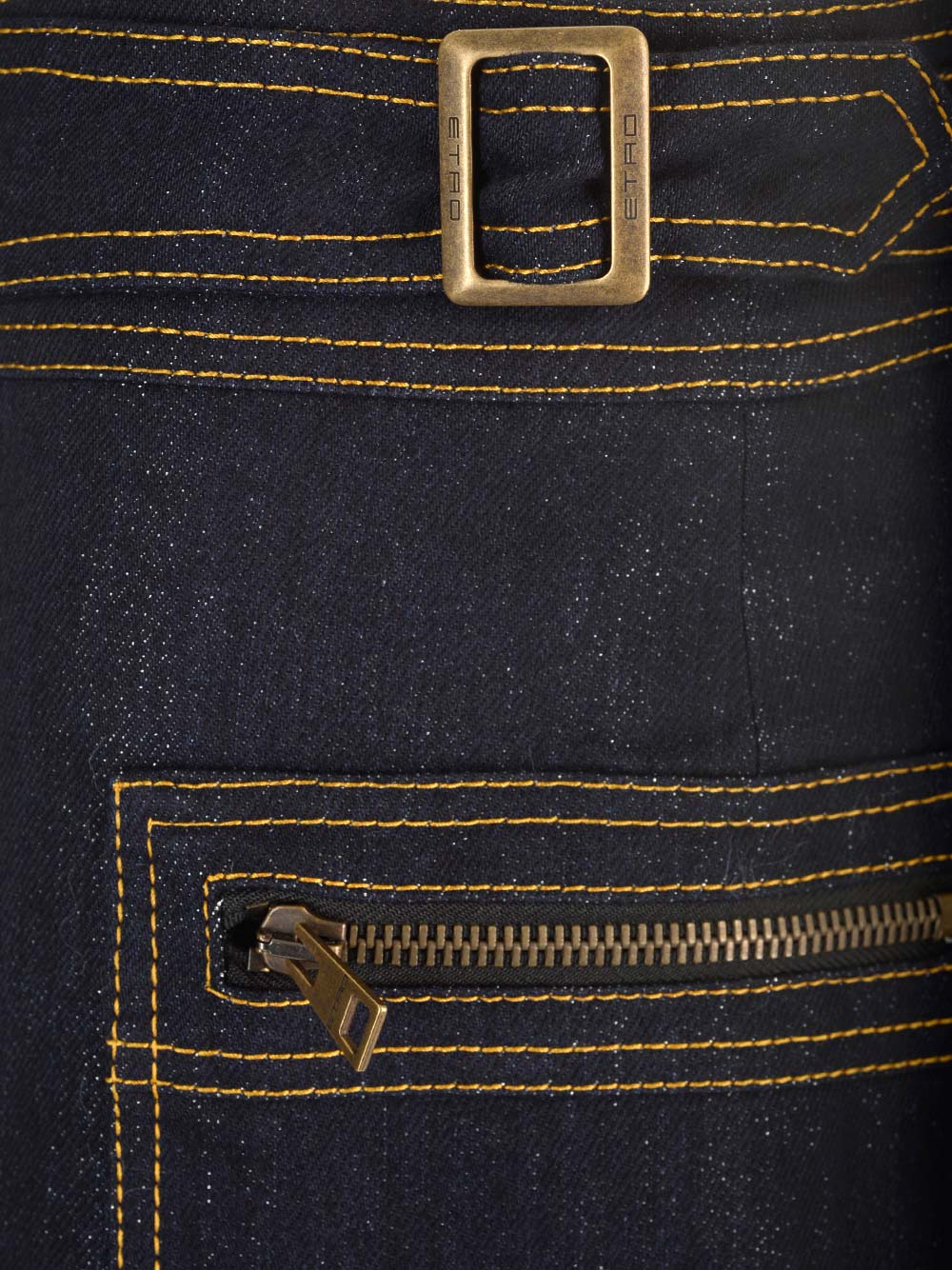 Etro Stretch Denim Skirt Gonne - Blu | be7dee8544dad21b48eeb96835492a0e02b2360c