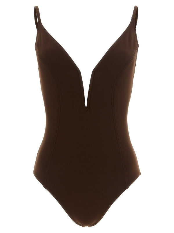 Galbe Beachwear Marrone