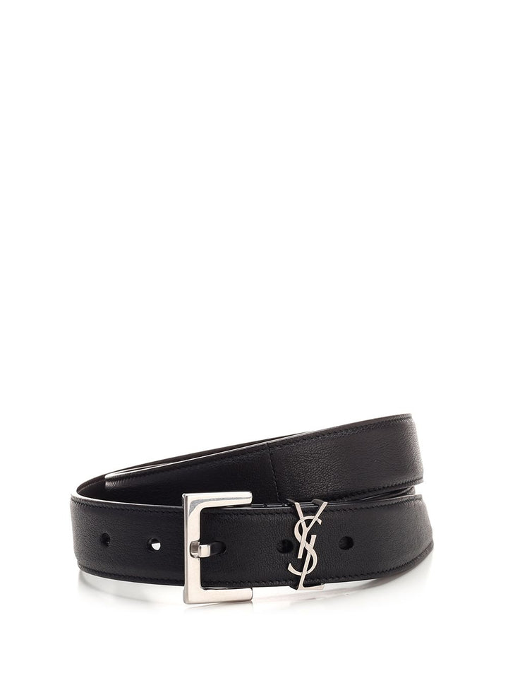 Saint Laurent Cassandre Cinture - Nero | 3d6bb16c867a5db5e12d94cab30b620b83a0266c