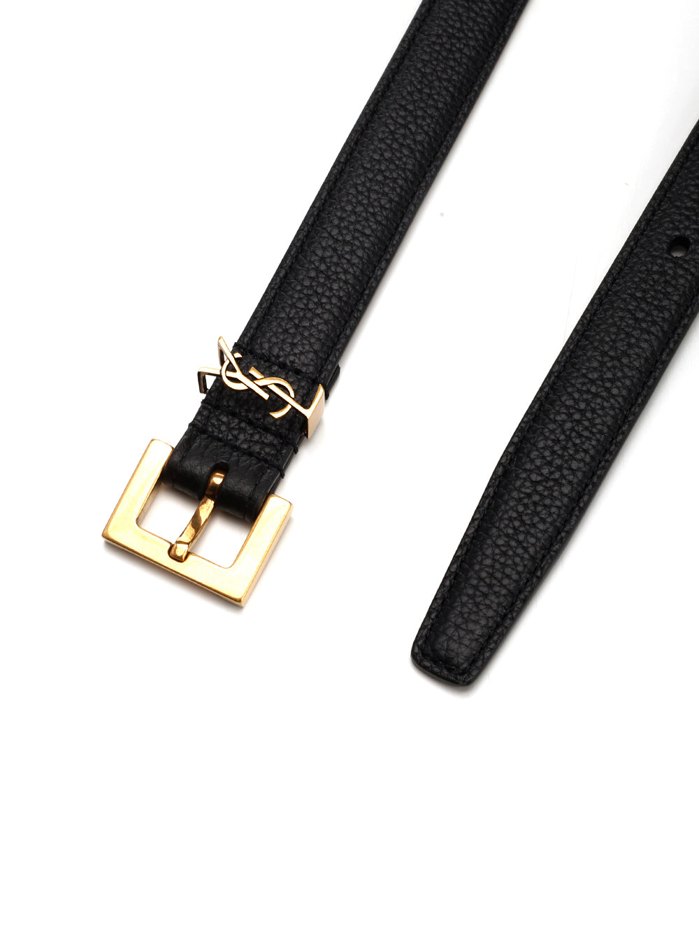 Saint Laurent Cassandre Belt Cinture - Nero | 3234a7eb117b197c6d495051f576dfb619f1d7bd