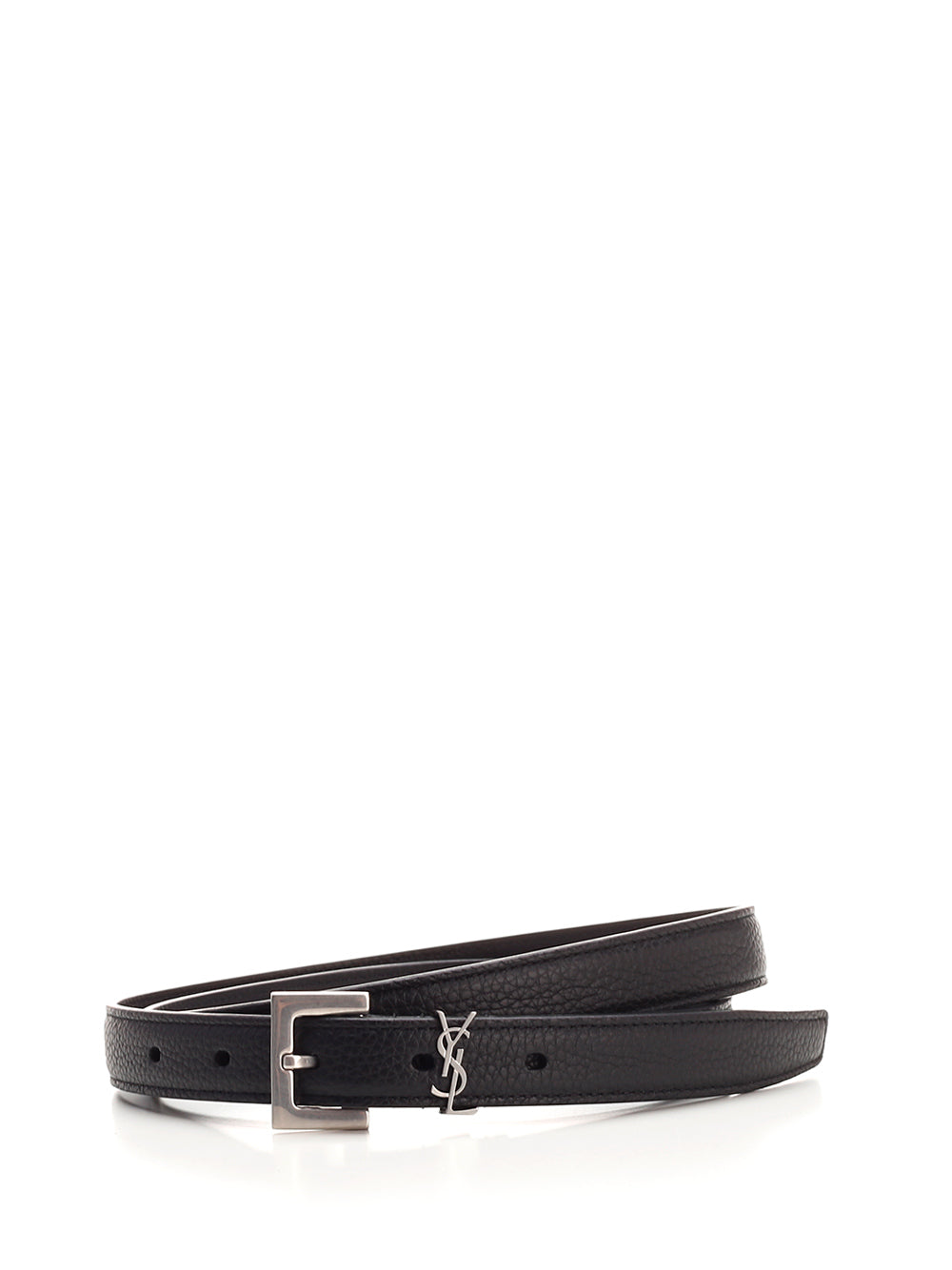 Saint Laurent Cassandre Belt Cinture - Nero | db4d506d860e767520fd23c6ed18c17f1b4dbdf3