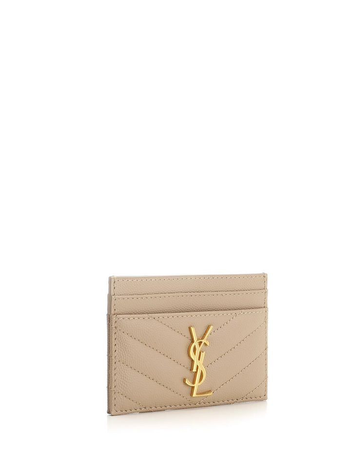 Saint Laurent Monogram Card Case Small leather goods - Nero | cb1c25937470126e94653358f7965a2dcba20892