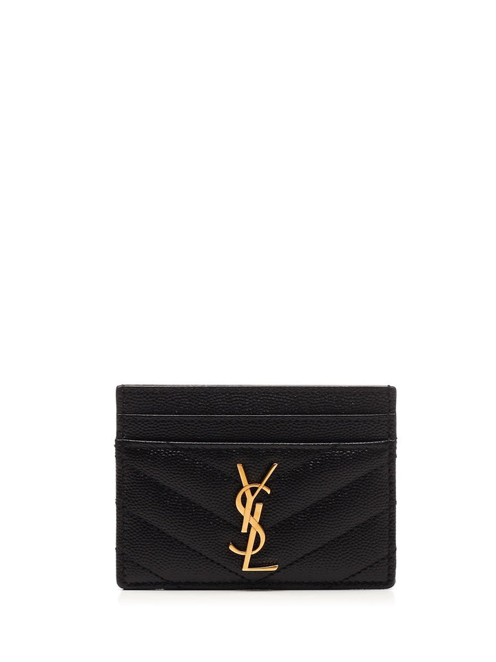 Saint Laurent Monogram Card Case Small leather goods - Nero | ceae17f6f814c23329c71fce03418e7732d39035