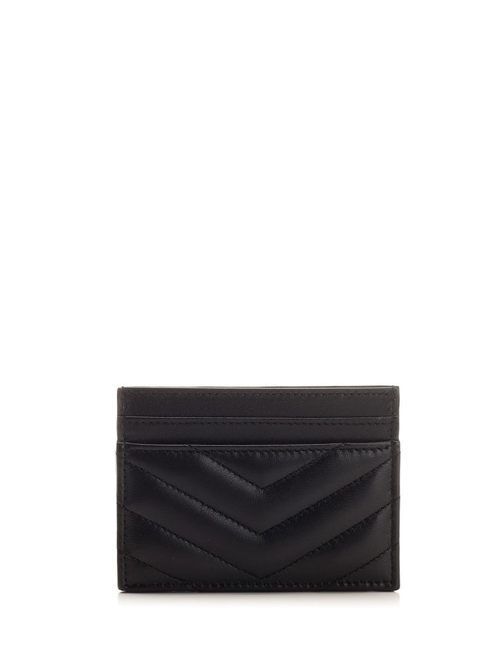 Saint Laurent Monogram Card Case Small leather goods - Nero | 587d8e25cd0df6c3a425c6f177945c967cfcc89d