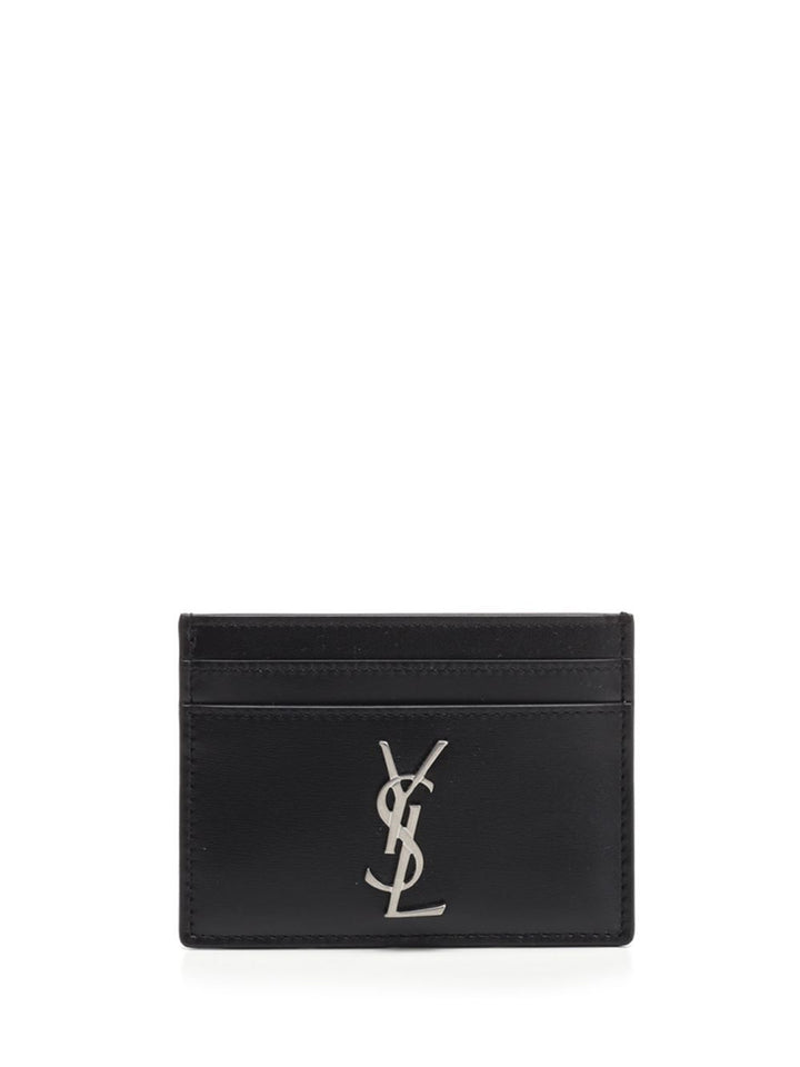 Saint Laurent Cassandre Card Holder Wallets - Nero | 8cd6247c42715a4bc8a36cb005b26c303912e224