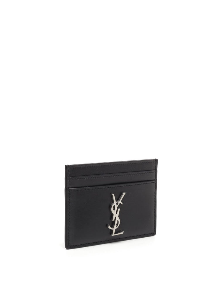 Saint Laurent Cassandre Card Holder Wallets - Nero | 94601b44da1aaa92c92c886701c5fabf564cb805