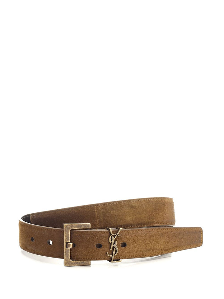 Saint Laurent Cassandre Cinture - Marrone | 88af09767e7bfd9c9c3d3958f3b56ca3cc005611