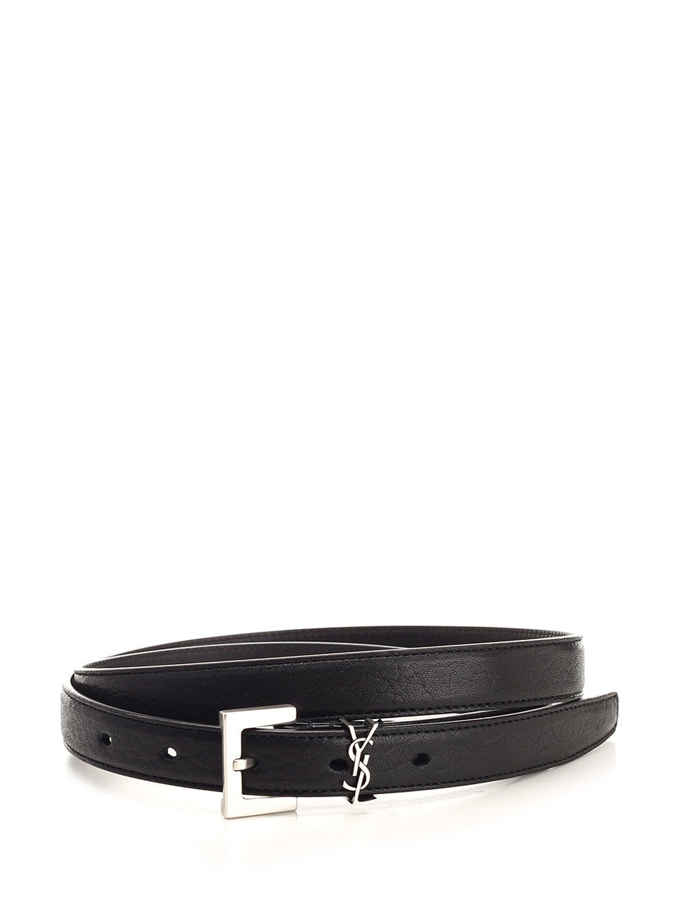 Saint Laurent Cassandre Belt Cinture - Nero | 11ae9f6a909bd5454a03caf9e54ea4cb2a1ed02d