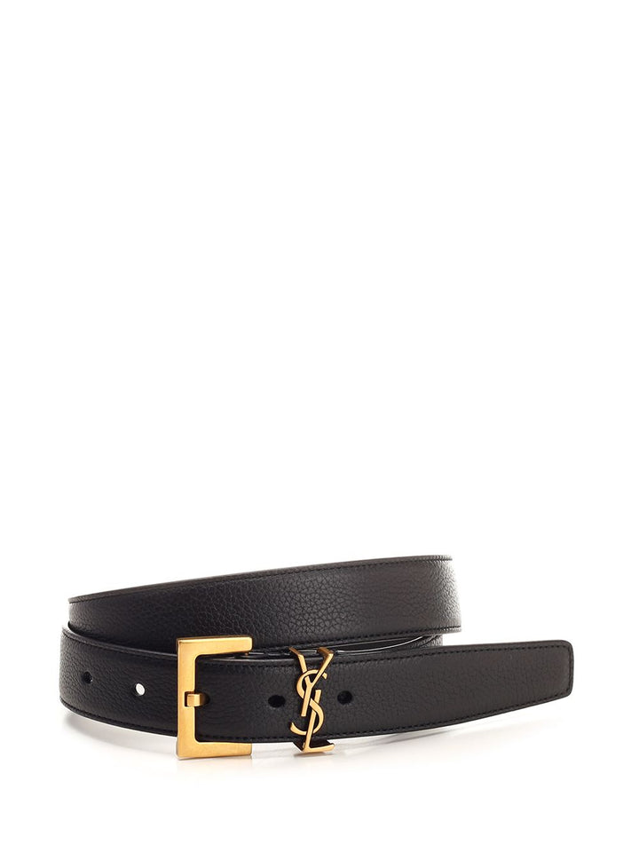Saint Laurent Cassandre Cinture - Nero | 5821bf3f50e8dd5941a7776a68bcf1dcd9471394