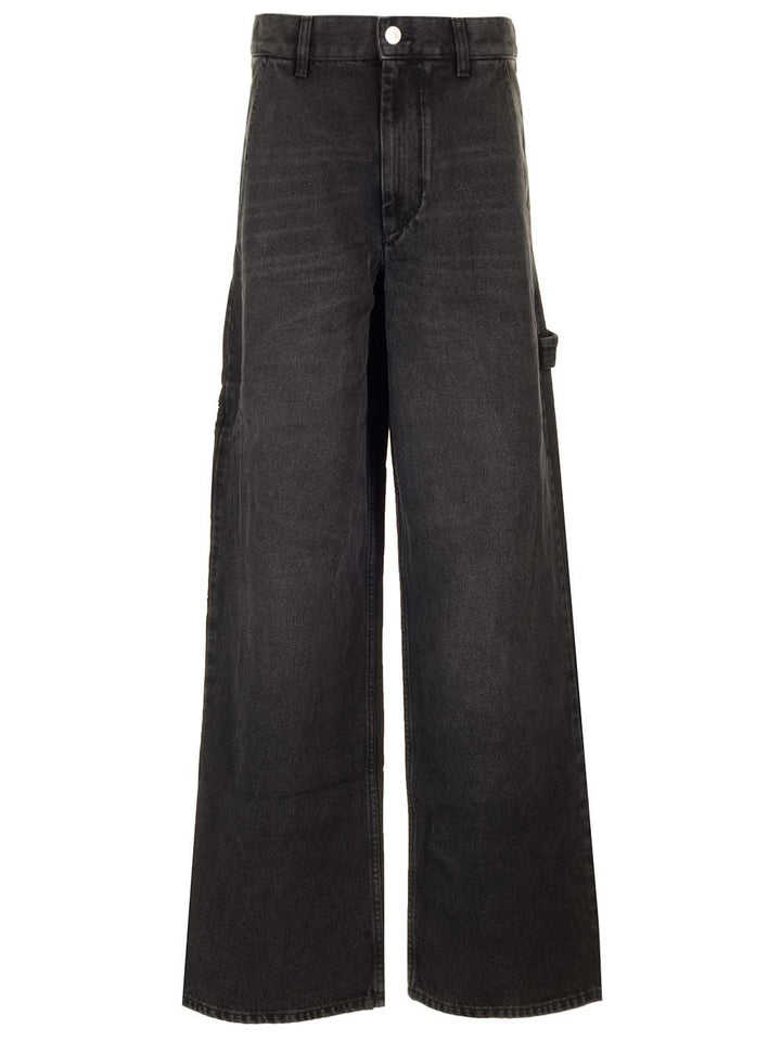 Marant Etoile Solene Jeans - Nero | d0a12cea4590d520dbf1dbce7dc3adfd58e2e089