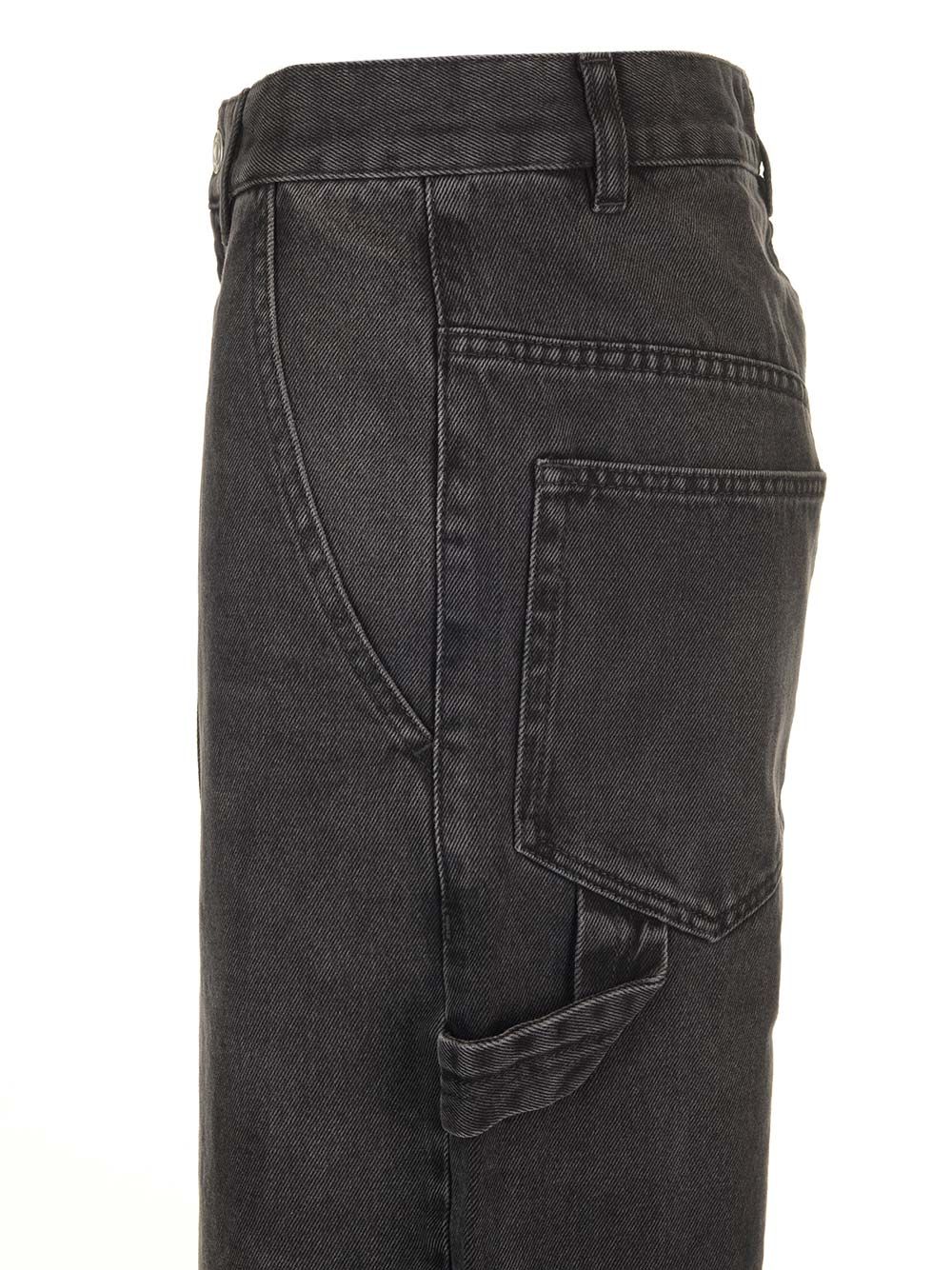 Marant Etoile Solene Jeans - Nero | efcc3333e5eacf763b18009d54fe1a71e4b05fb5