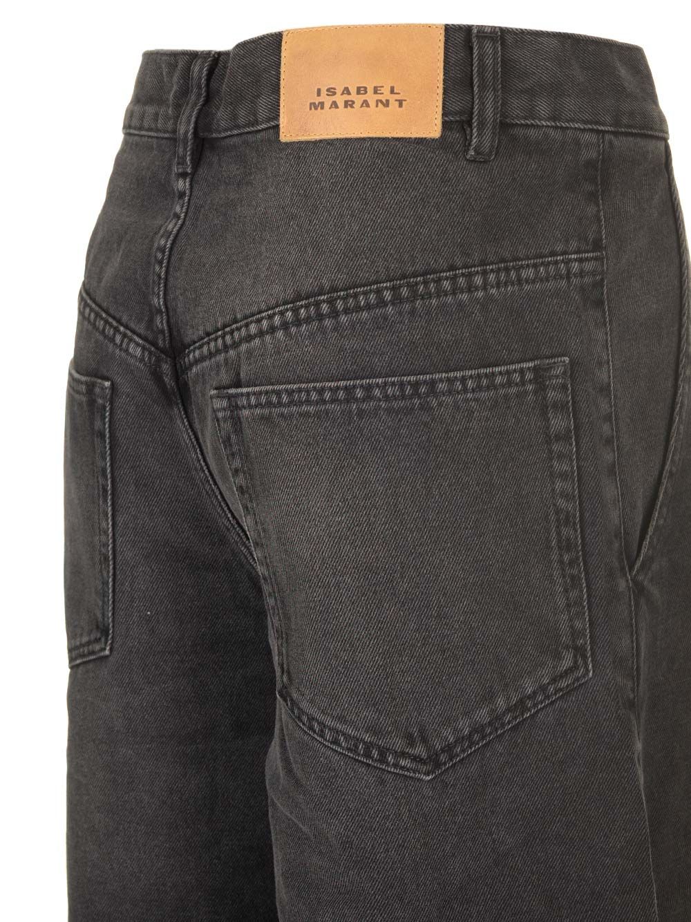 Marant Etoile Solene Jeans - Nero | d34e88e306316f8a5f4db7ac9431e3d4b5789473