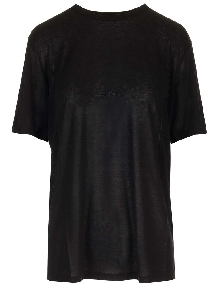 Saint Laurent Saint Laurent T-Shirt - Nero | 7d3b18a6c7992ad887deebc7c1a7d8dfeb773a23