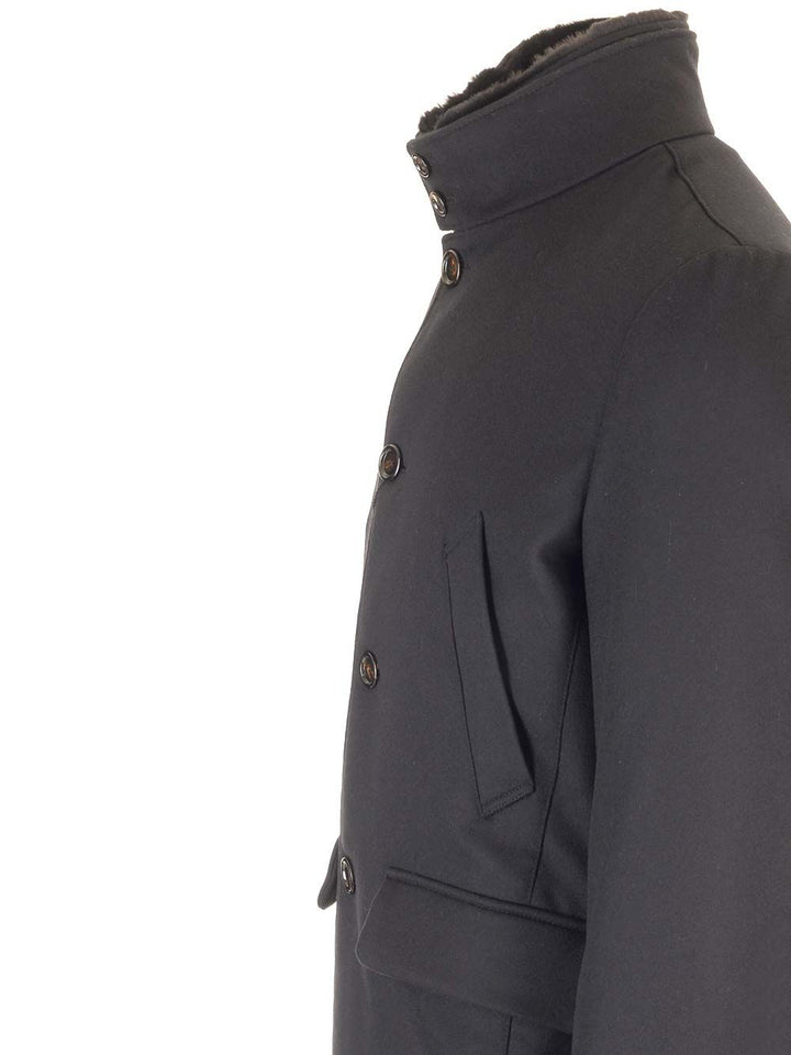 Al Duca D'Aosta Fur Jacket Giacche - Blu | fcaa37987ad96b9bddac64a4599560f48e41a0b8