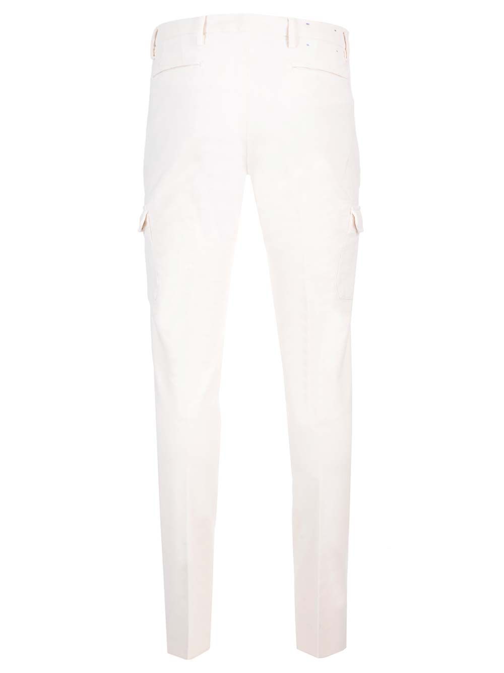 Al Duca D' Aosta 1902 Velvet Cargo Trousers - Bianco | 0850f57f50f068e0d61221427115e51c1f8cf320