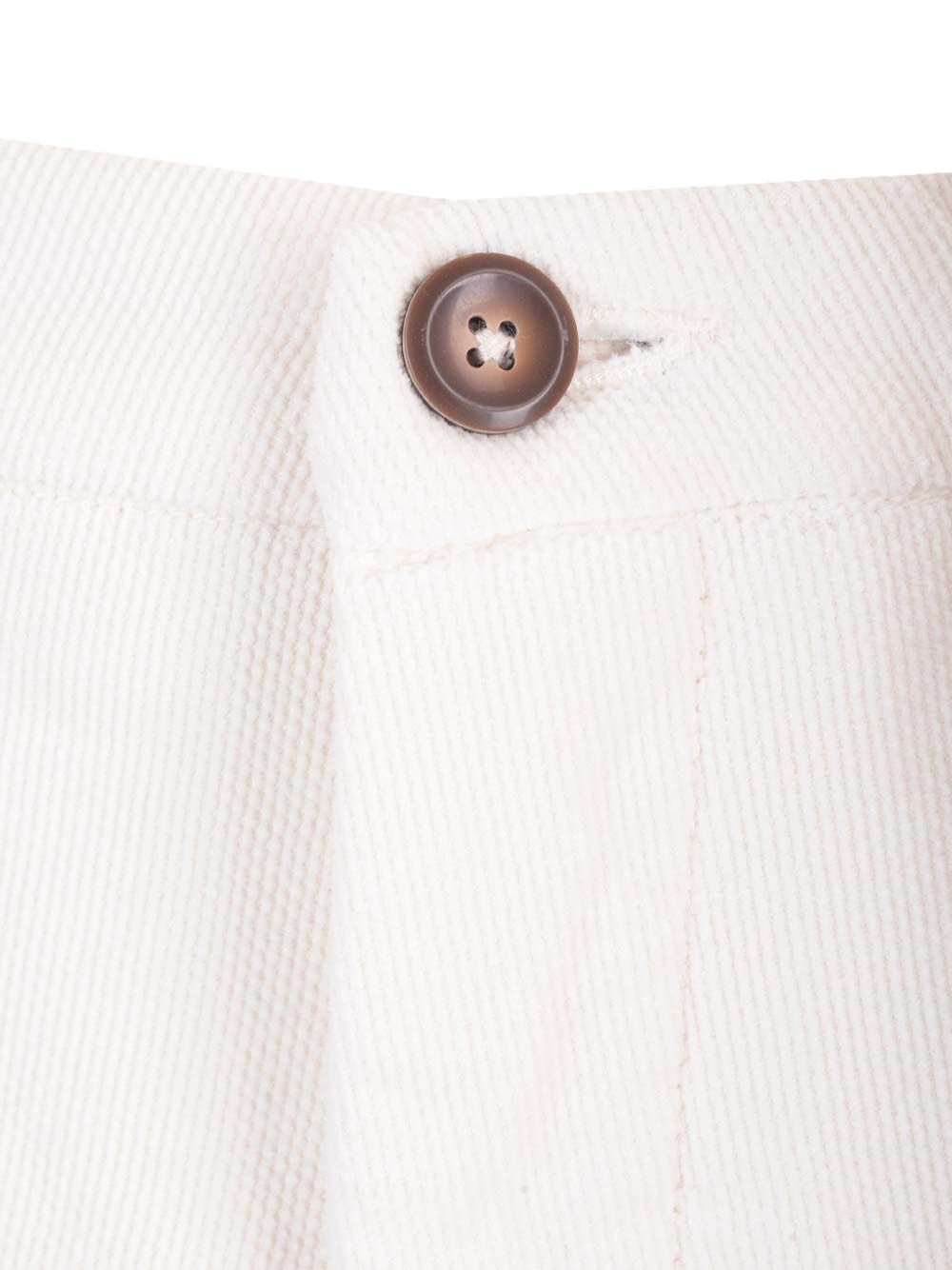 Al Duca D' Aosta 1902 Velvet Cargo Trousers - Bianco | b1398a049968852f8dabf3484c401e774d72683b