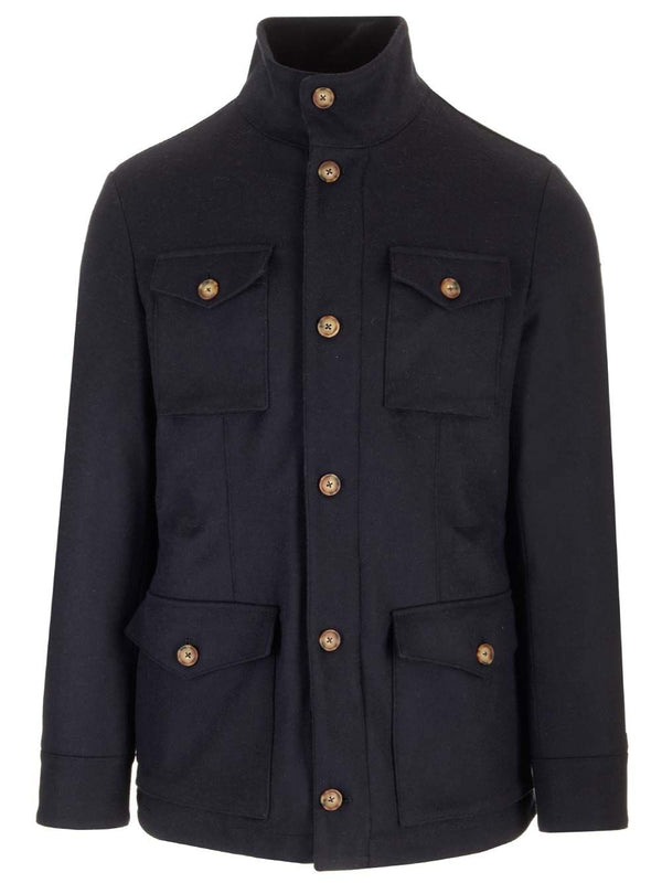 Blue Safari Jacket Giacche Blu