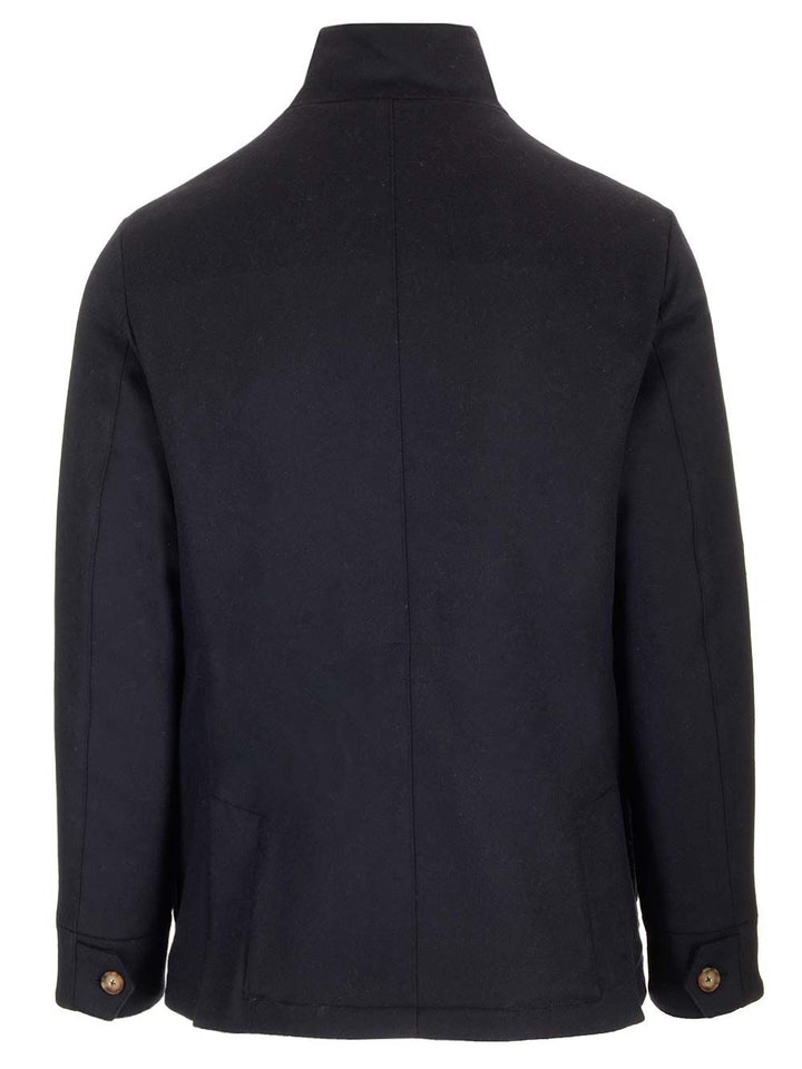 Al Duca D'Aosta Blue Safari Jacket Giacche - Blu | c389be8db55c81ee0fc864ef6f586083613851c8
