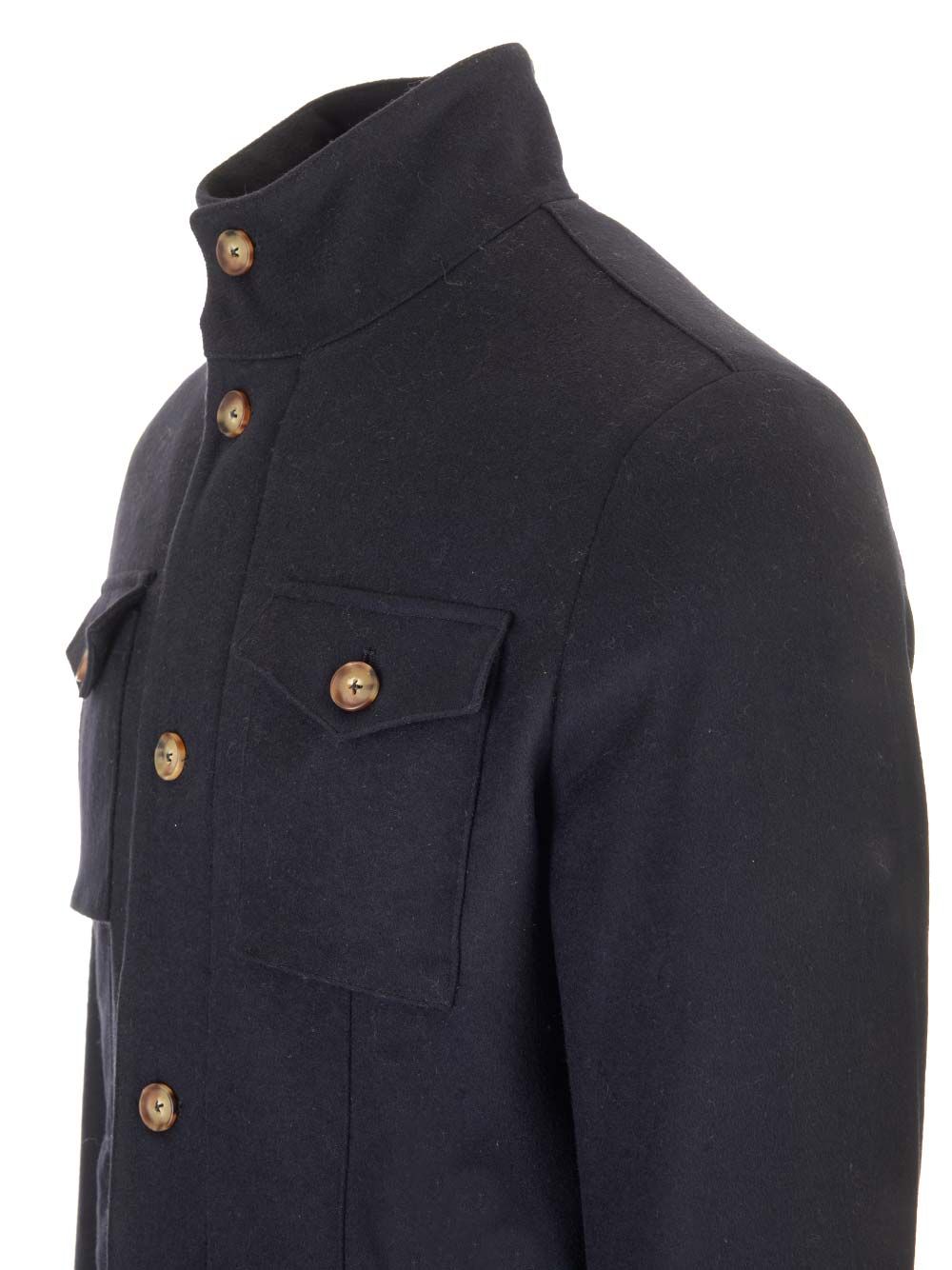 Al Duca D'Aosta Blue Safari Jacket Giacche - Blu | 2790be1f00bbd39bb8a09d481d0f83b047881934