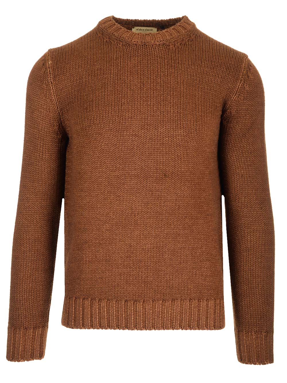 Al Duca D'Aosta 1902 Merino Wool Sweater Knitwear - Marrone | 8b5f75de512bc701f6a09064faf06f9ee8044e42