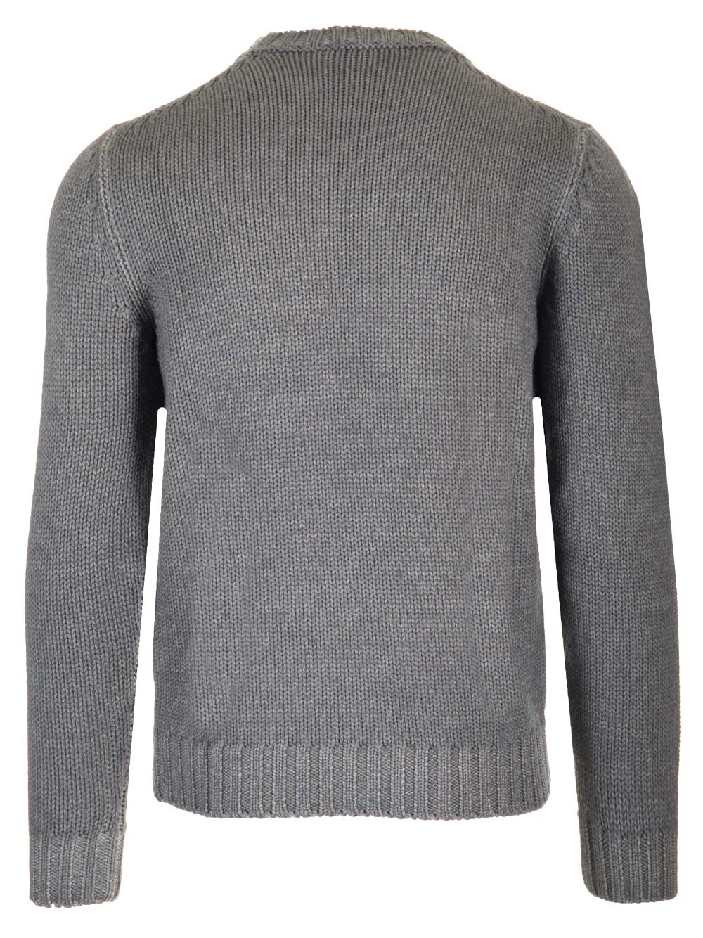 Al Duca D'Aosta 1902 Merino Wool Sweater Knitwear - Grey | 459704cc13dc0f8dda9007f8e2f795babdf8a5db
