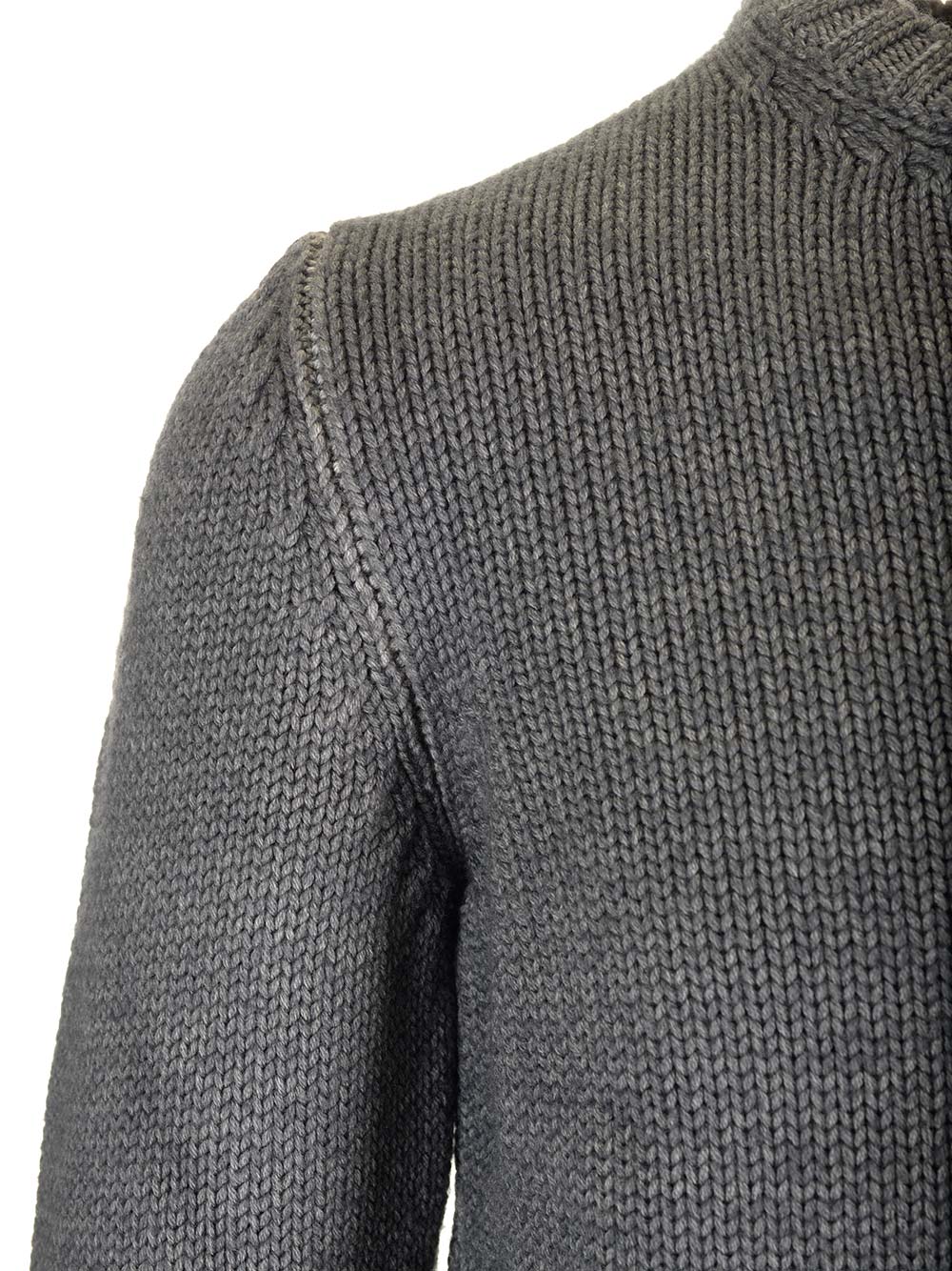 Al Duca D'Aosta 1902 Merino Wool Sweater Knitwear - Grey | e09619c094cf232675f90bb194b76d3e284fd479