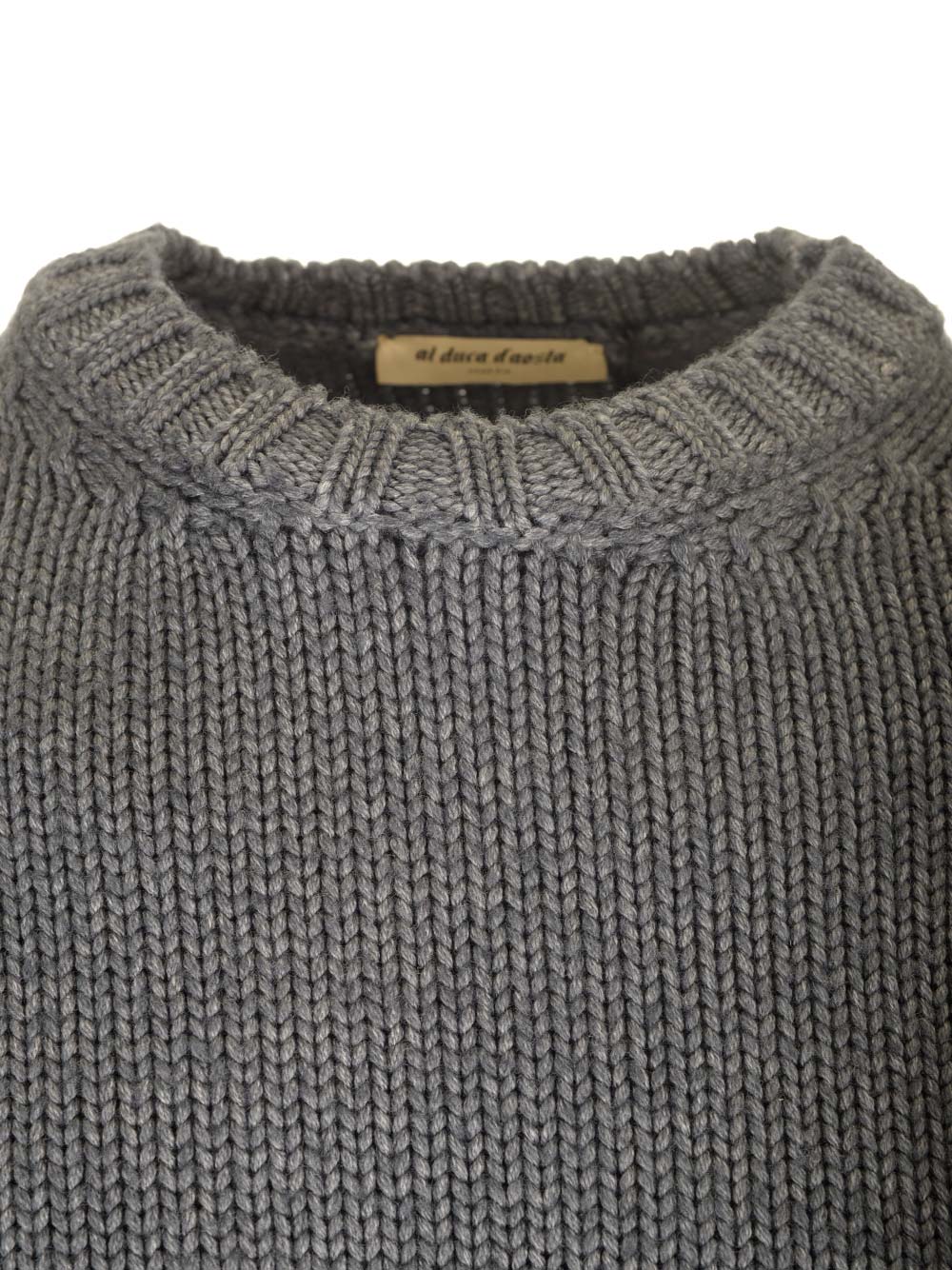 Al Duca D'Aosta 1902 Merino Wool Sweater Knitwear - Grey | e89fd3383bdfbd9500facd9d2b9c0fcf39dab561