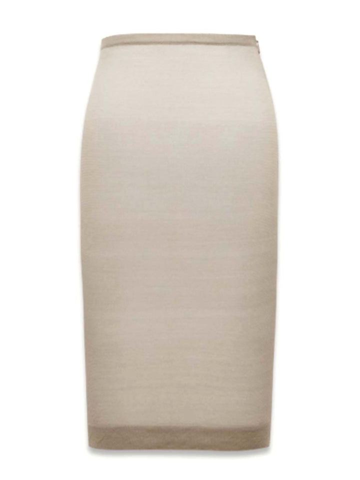 Saint Laurent Pencil Skirt Gonne - Grey | 8918ebedcd60d7435f9ae6931618983e4244a5fe