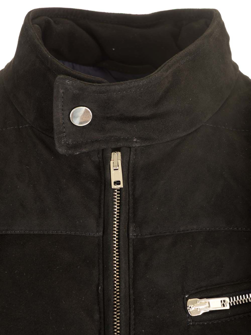 Al Duca D'Aosta Suede Padded Vest Giacche - Nero | 03fc03c1ad6765e4e527877abe5a2b69dfbc8dec