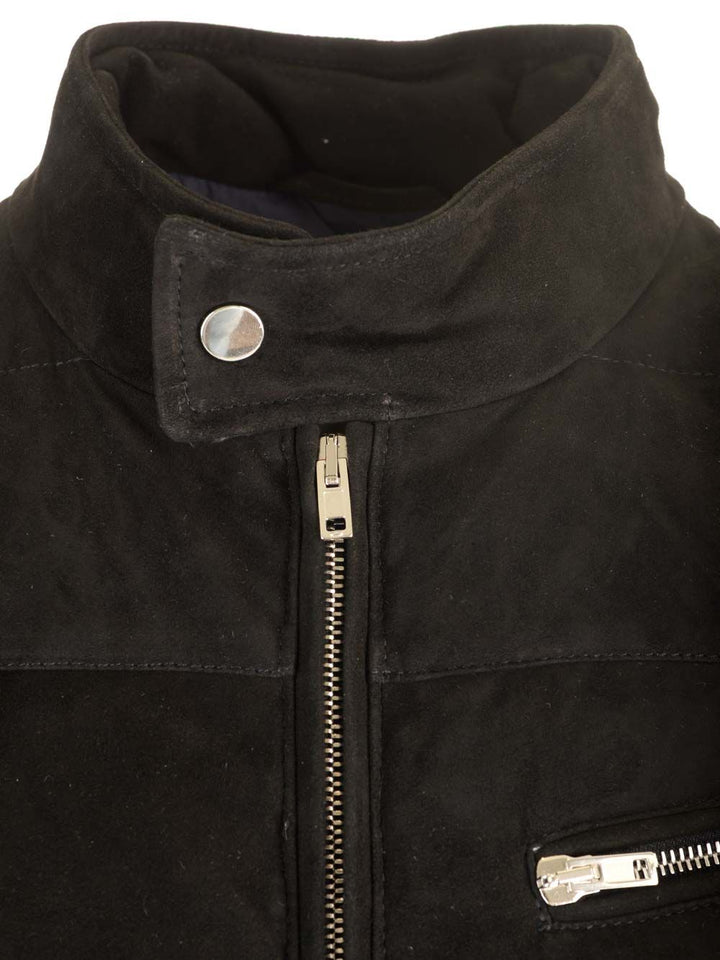 Al Duca D'Aosta Suede Padded Vest Giacche - Nero | 03fc03c1ad6765e4e527877abe5a2b69dfbc8dec