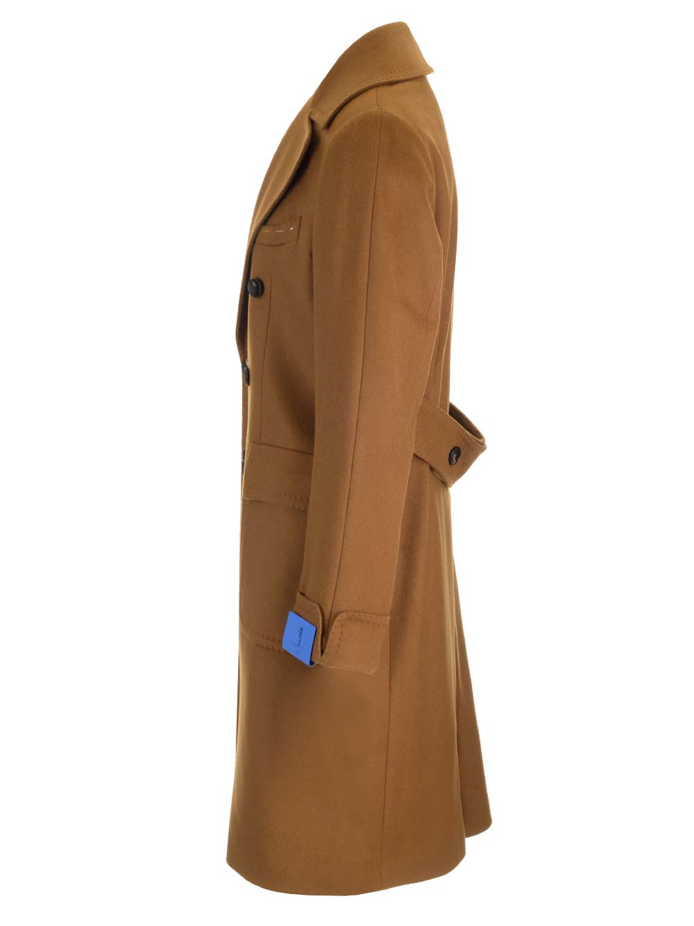 Guarinucci Ulster Tobacco Coat In Virgin Wool And Cashmere Coats - Marrone | f4de299aa46d34d02f2fe91f77d04a2744d47ea0