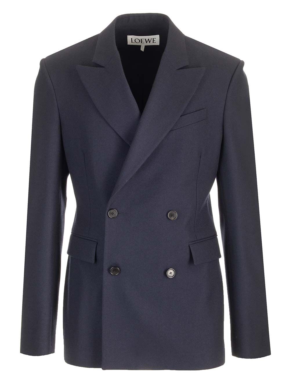 Loewe Double-Breasted  Jacket Giacche - Blu | 68c4aab616148b72dbe46c7f6194bec94d7aee55